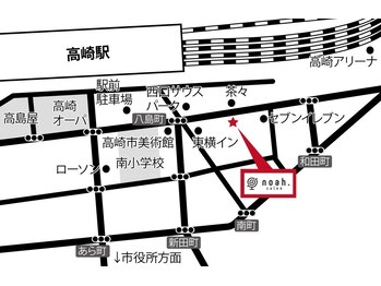 ノアサロン(noah.salon)/地図