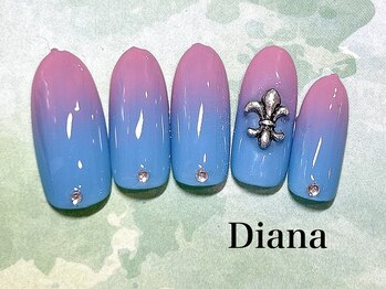 ディアナ ひたちなか高場店(DIANA)/定額ネイル 7700円 A-170