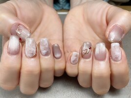 大人甘めネイル☆