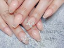 フレンチ/キラキラネイル