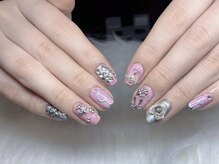 ネイルズバー 新宿店(Nails Bar)/ピンクシルバープリンセスネイル