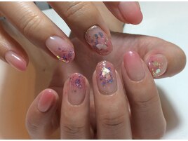 カラーグラデ/ラメ