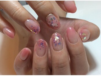 エムクチュール/カラーグラデ/ラメ