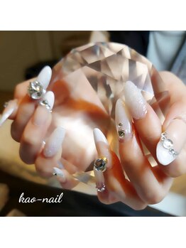 カオ ネイル(kao nail)/アクリルスカルプ+やり放題 9900