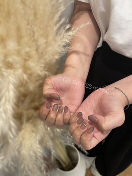 カラーレス(COLORLESS)/お客様nail☆デザインコース
