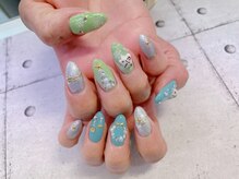 ネイル ビューティーマジック 葛西本店/雪だるまネイル