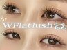 《圧倒的持続力×盛れ目元》ダブルフラットラッシュ60束（120本）¥7280