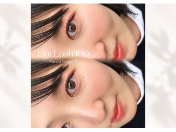 ネイルズ モダ(NAIL'S MODA)の写真/【10月限定マツエクフェア★フラットラッシュ100本￥4980】モチも良く高いリピート率◆納得のデザイン力！