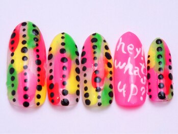 ネイリックス アヴェニール(NAILX avenir)/ネオン☆ドットネイル