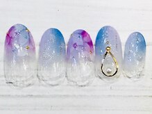 ネイルドイット(Nailed it!)/紫陽花ネイル
