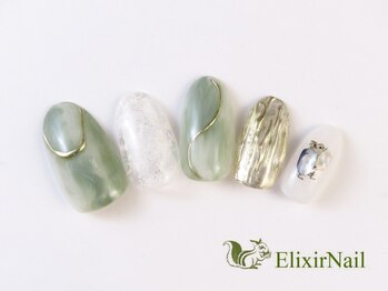 エリクサーネイル 池袋(Elixir Nail)/定額b カジュアル/クーポン使用