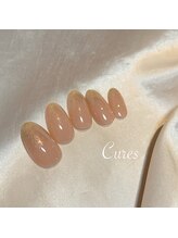 キュアーズ ネイル(CURES NAIL)/繊細ラメグラデーション