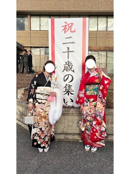 サロン オブ ロータス(Salon of Lotus)/２０２４年成人式のお客様♪