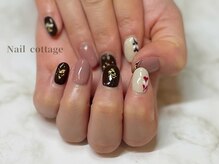 ネイルコテージ(Nail cottage)/バレンタインデザイン　9900円