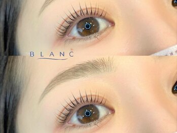 アイラッシュサロン ブラン 広島アルパーク店(Eyelash Salon Blanc)の写真/【すっぴんでも自信のもてる目元★】マツパ派もマツエク派も納得の満足度！確かな技術でモチの良さを実感♪