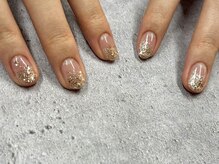 ネイルサロン北野坂/ラメグラデーションネイル