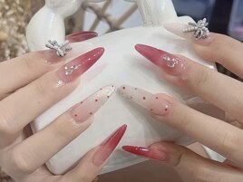 ロングネイル　持ち込みデザイン