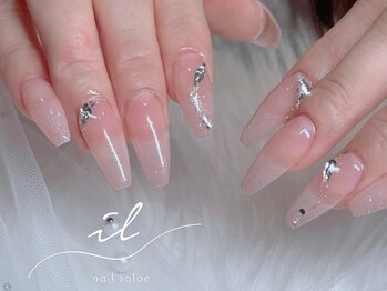 イル 神戸店/シンプル×ワンホンネイル