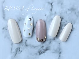 シンプルキラキラホロネイル