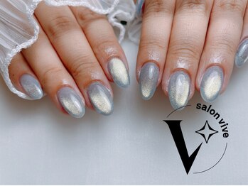 サロン ヴィーヴ(salon Vive)/#韓国マグネット#水色