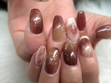 moqu.【モク】/ブラウンニュアンスネイル
