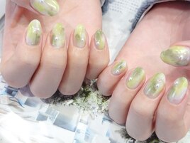 グリーンニュアンスネイル