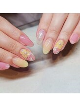 ネイルサロン アージュ(Nail Salon A jyu)/フラワーネイル