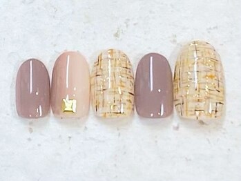 ネイルビート(NAIL BEAT)/ツイード グレージュ