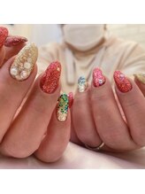 リアンジェ(Lianje)/お客様こだわりクリスマスネイル