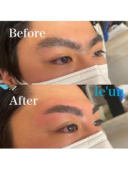 ルアン 六本木店/メンズ美眉毛スタイリング