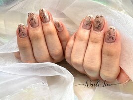 クリアベージュ×ホロ