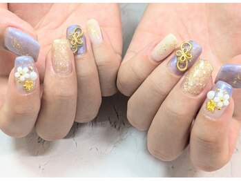 ユカリンゴ(Yukaringo)/成人式ネイル