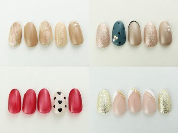スターガーデン 小竹向原店の写真/シンプルだからこそ他と差がつく美しいフォルム★飽きのこない上質ネイルのサンプル多数ご用意!