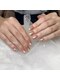 ロア ネイル(Loa_Nail)の写真/【マグネットワンカラーぷるマグ・水光マグ】美爪でシンプルだけど一味違うアクセントを★オフィスでも◎
