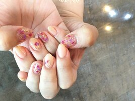 ドライフラワー ネイル