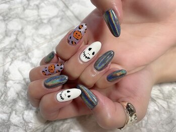 ネイルアンドアイラッシュサロン エスポアール(nail&eyelash salon espoir)/ハロウィンネイル