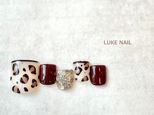 ルークネイル 恵比寿店(LUKE NAIL)/レオパードフットネイル　春秋
