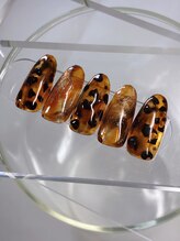 エクステ ネイル アイラッシュ サルサグレイス 津田沼店(SALSA GRACE)/定額べっ甲ニュアンスデザイン