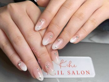 冬ネイル/ベイビーブーマー/白