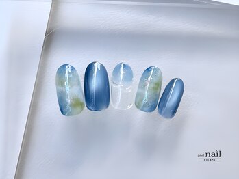 アンドラッシュ アンドネイル 本郷三丁目駅前店(and lash/and nail)/全体アート/定額華やか