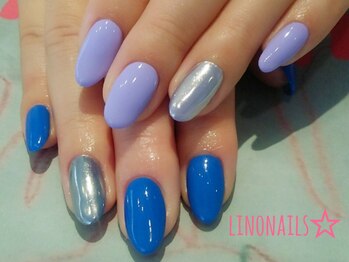 リノネイルズ(linonails)/☆ミラーネイル☆