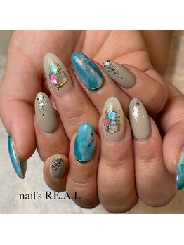 ネイルズリアル 倉敷(nail's RE.A.L)/ニュアンスネイル
