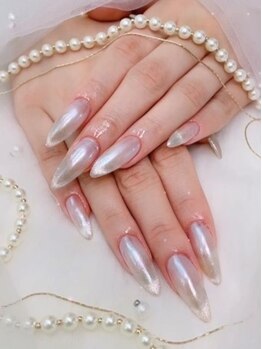 ユアサロン(yua salon)の写真/【メンズメニューあり◎】朝5時まで営業の半個室サロン★爪の形や亀裂にお悩みの方にも◎自然な仕上がりに!