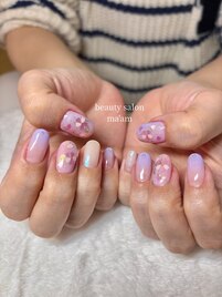 ホロで桜アート！