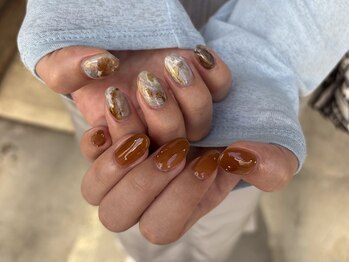 リヘッドモエカネイル(reHEAD/moeka nail)/5本design ¥7700