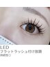 【モチ重視】LED×フラットラッシュ￥11000
