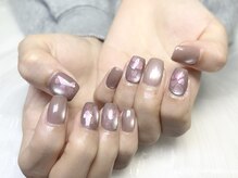 カナネイル(KANA.nail)/持ち込みハートホロネイル