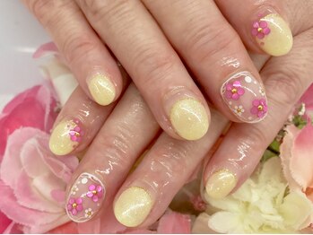 ディーネイル 京橋(D-nail)/立和名/人気！ホロはなネイル***