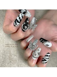 ピアスパーツ×蝶々