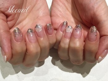 アクイユ 銀座店(ACCUEIL)/手描きシースルーフラワー